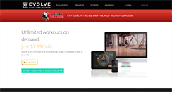 Desktop Screenshot of evolvefunctionalfitness.com